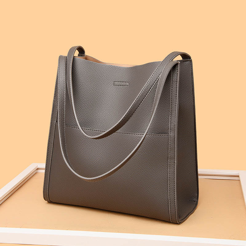 Hand Bags  | Large Capacity Totes Women's Commuter Hand-carrying Bag | Gray |  | thecurvestory.myshopify.com