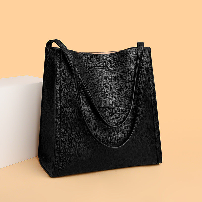 Hand Bags  | Large Capacity Totes Women's Commuter Hand-carrying Bag | Black |  | thecurvestory.myshopify.com
