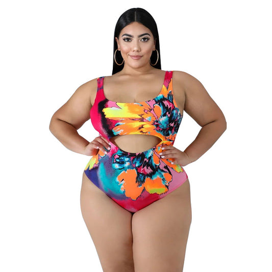 Swimsuit  | Plus Size Swimsuit One-piece printed swimsuit for women | |  | thecurvestory.myshopify.com
