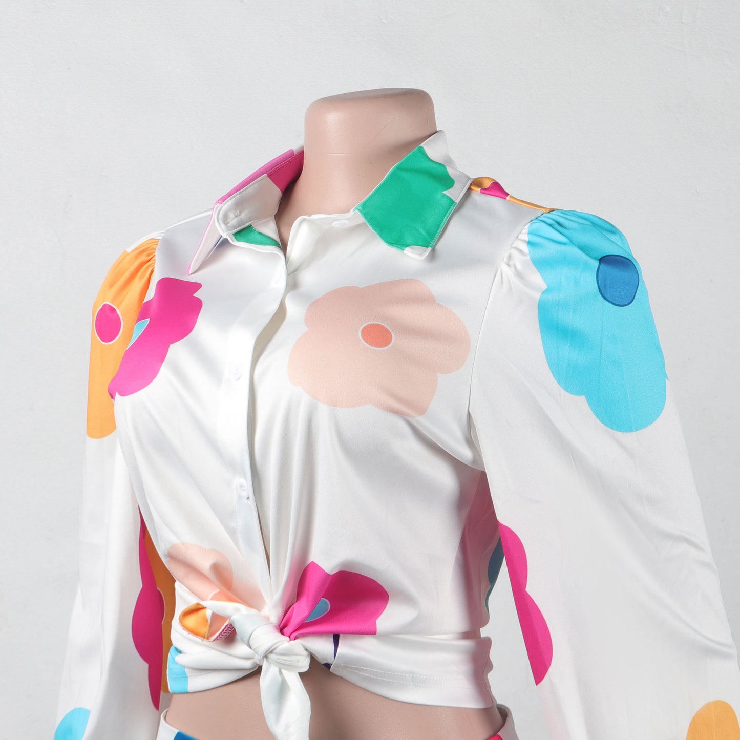 co-ord sets  | Women Plus Size Fashion Color Printed Shirt Suit Two-piece Co-ord Set | |  | thecurvestory.myshopify.com