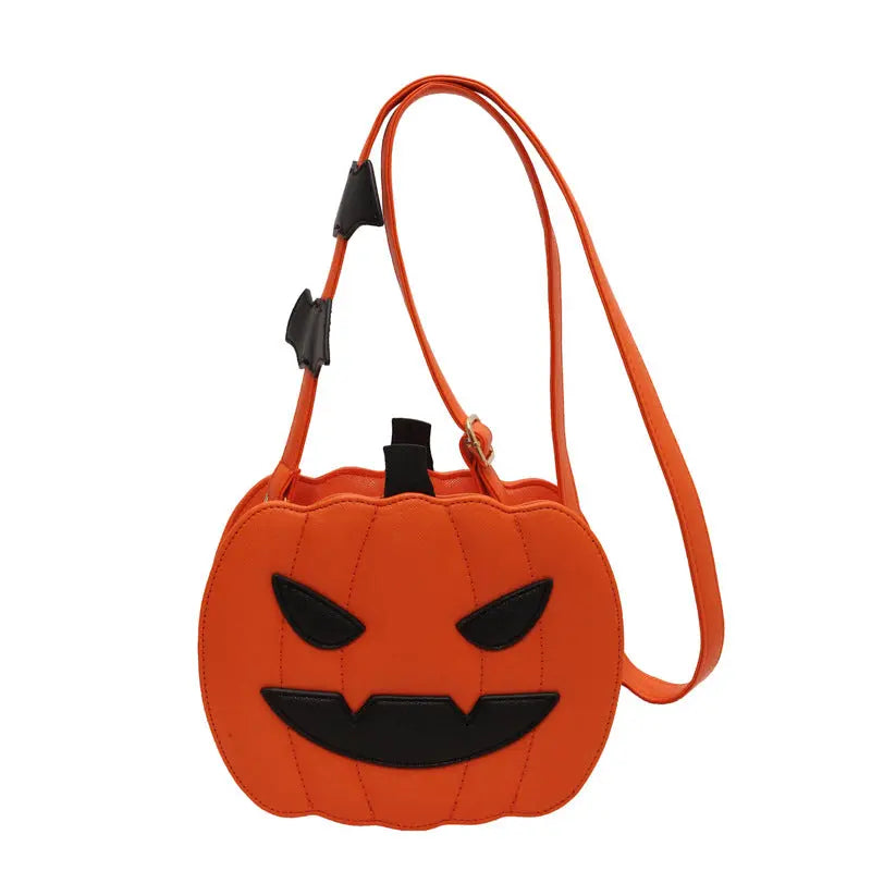 Funny Pumpkin Bag Fashion Color Contrast Personality Creative - Image #4
