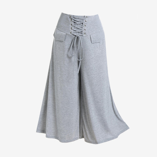 Pants  | Women's Clothing High Waist With Straps Plus Size Loose Pants | |  | thecurvestory.myshopify.com