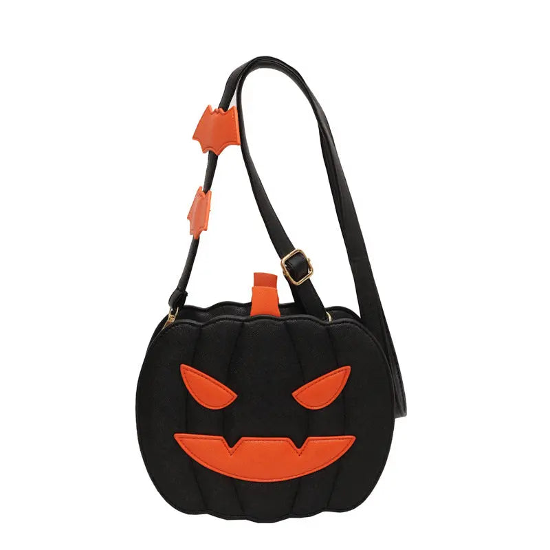 Funny Pumpkin Bag Fashion Color Contrast Personality Creative - Image #5