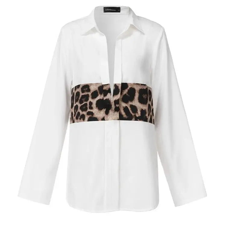 [product_type]  | Printed leopard print loose ladies shirt | [option1] |  [option2]| thecurvestory.myshopify.com