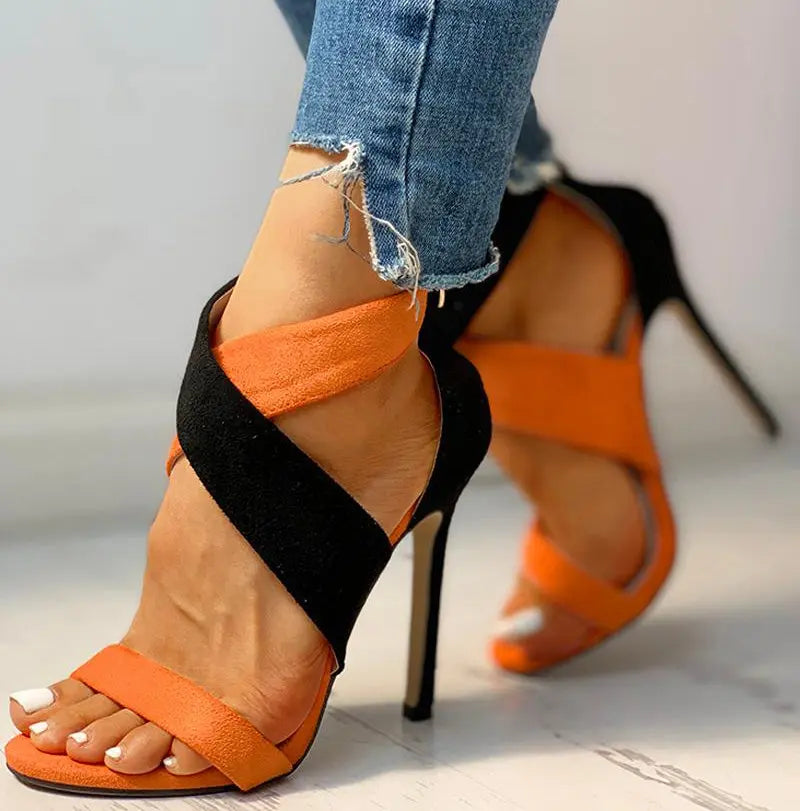 Women's Fashion With Color Matching Sandals - Image #3