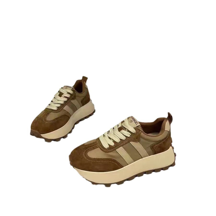 Sneakers  | Women Chunky Sole trainers | [option1] |  [option2]| thecurvestory.myshopify.com