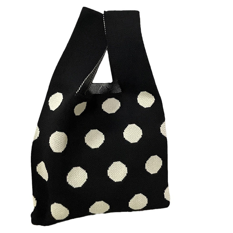 Hand Bags  | Women Little Cute Knitted Hand bag | [option1] |  [option2]| thecurvestory.myshopify.com