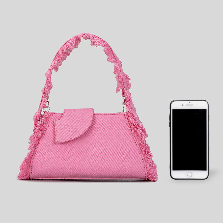 Shoulder bags  | Women's Fashion Denim Canvas Underarm Bag | [option1] |  [option2]| thecurvestory.myshopify.com
