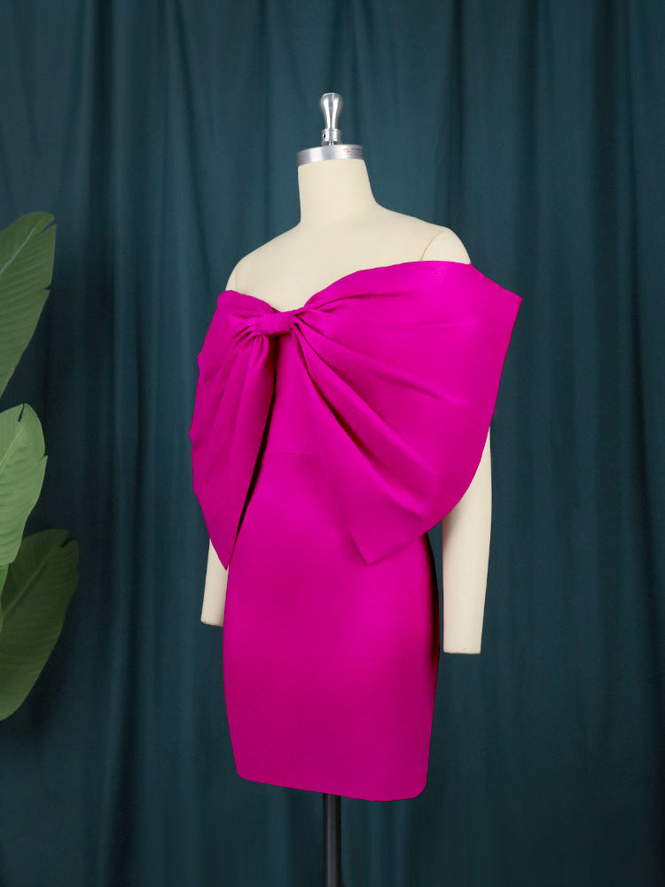 dresses  | Women Plus size Bow Front short dress | |  | thecurvestory.myshopify.com
