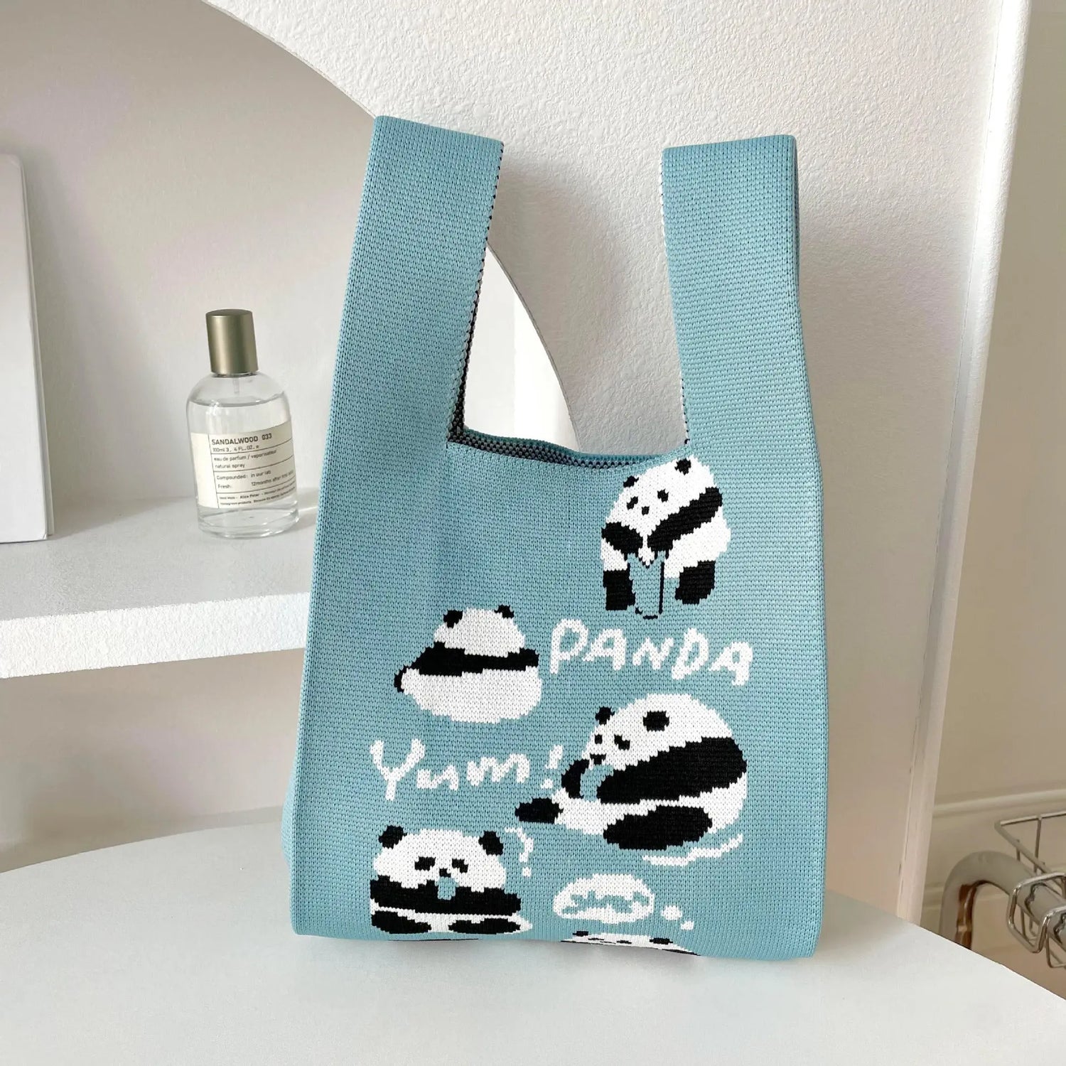 Knitted Cute Panda  Handbag - Image #21