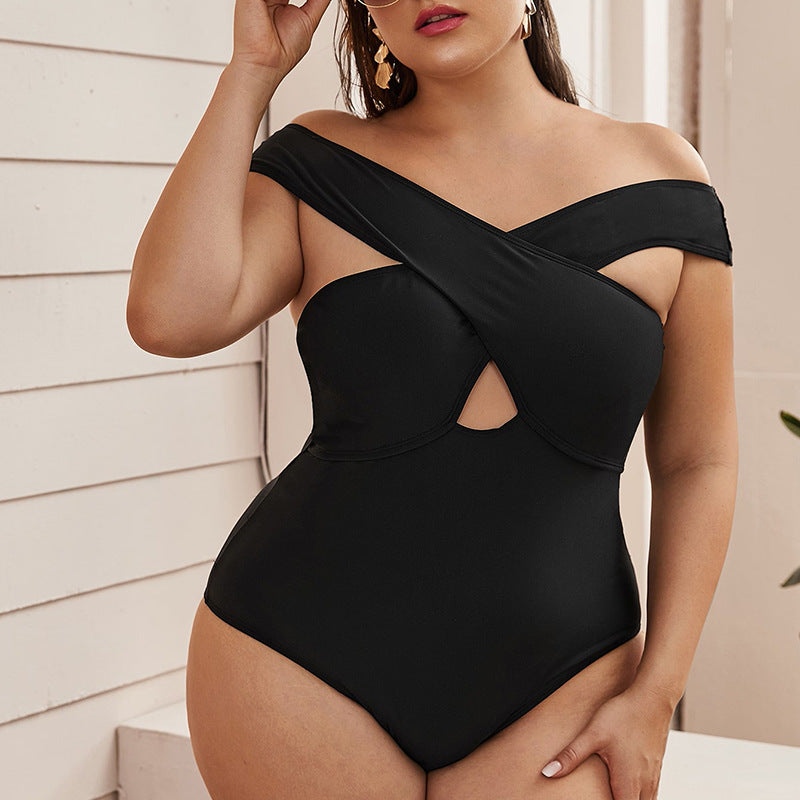 Swimsuit  | Women's Siamese Plus Size One-piece Swimsuit | |  | thecurvestory.myshopify.com
