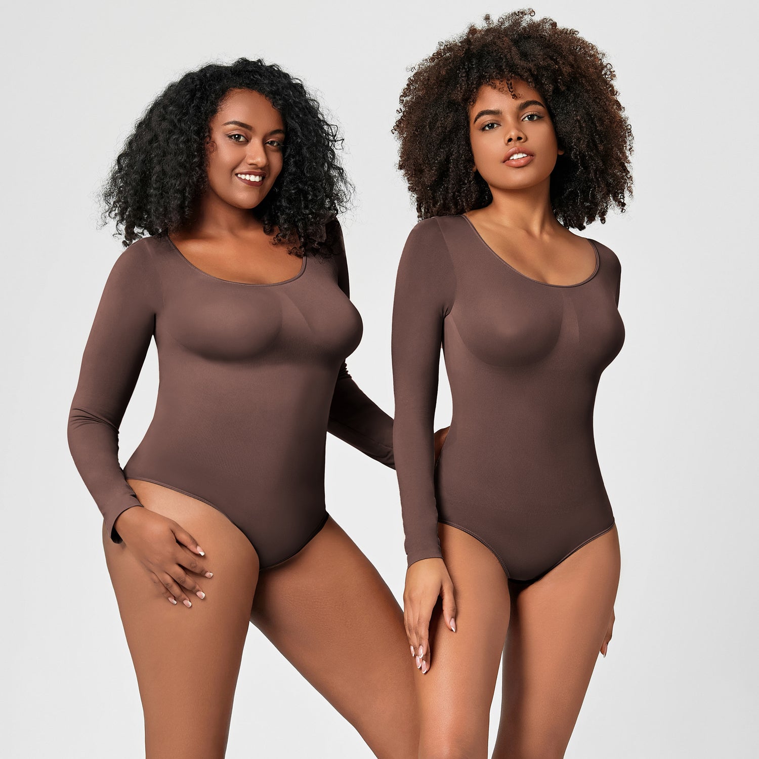Lingerie  | Women's Long-Sleeved Corset Body Shaper Bodysuit – One-Piece Bottoming Shirt | |  | thecurvestory.myshopify.com