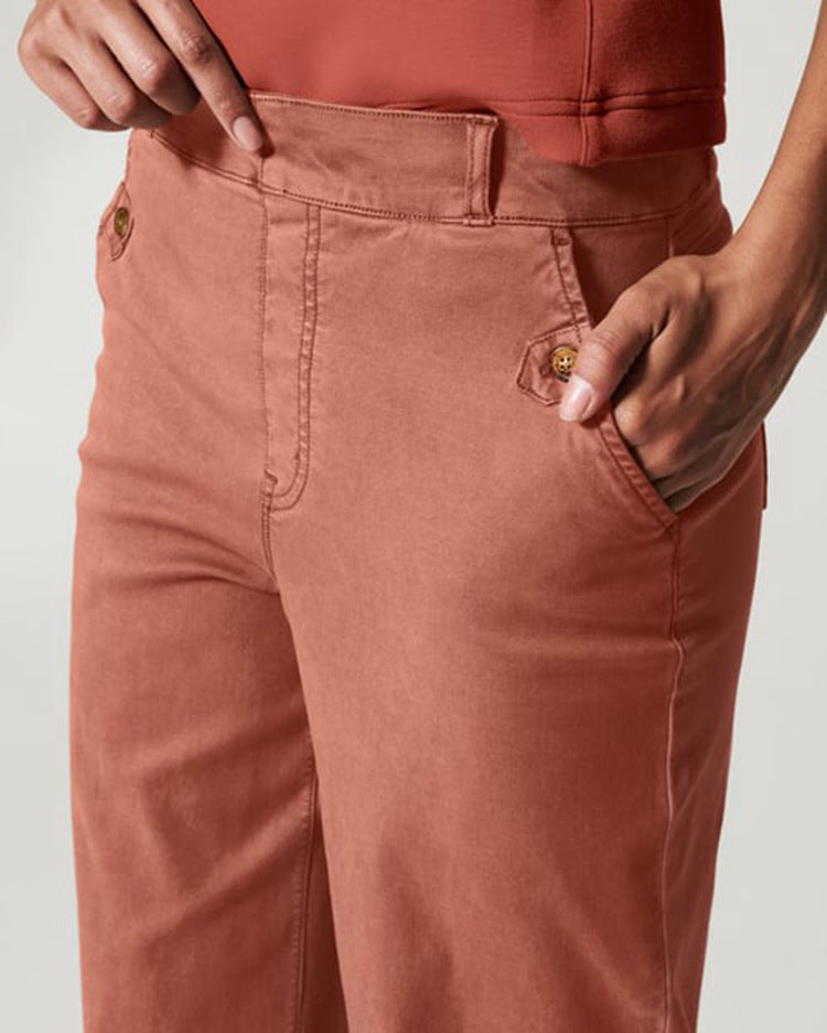 Pants  | High Waist Pants Women's Casual Loose Straight Trousers Slender Temperament Pants | [option1] |  [option2]| thecurvestory.myshopify.com