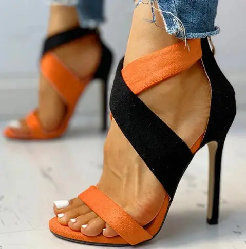 Women's Fashion With Color Matching Sandals - Image #6