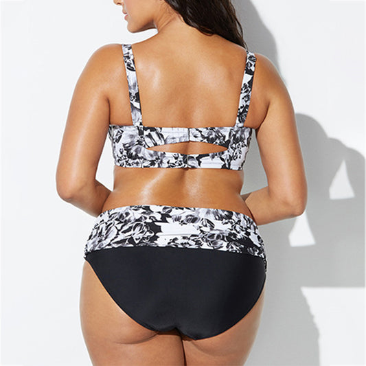 Swimsuit  | New Plus Size black and white Bikini Swimsuit | |  | thecurvestory.myshopify.com