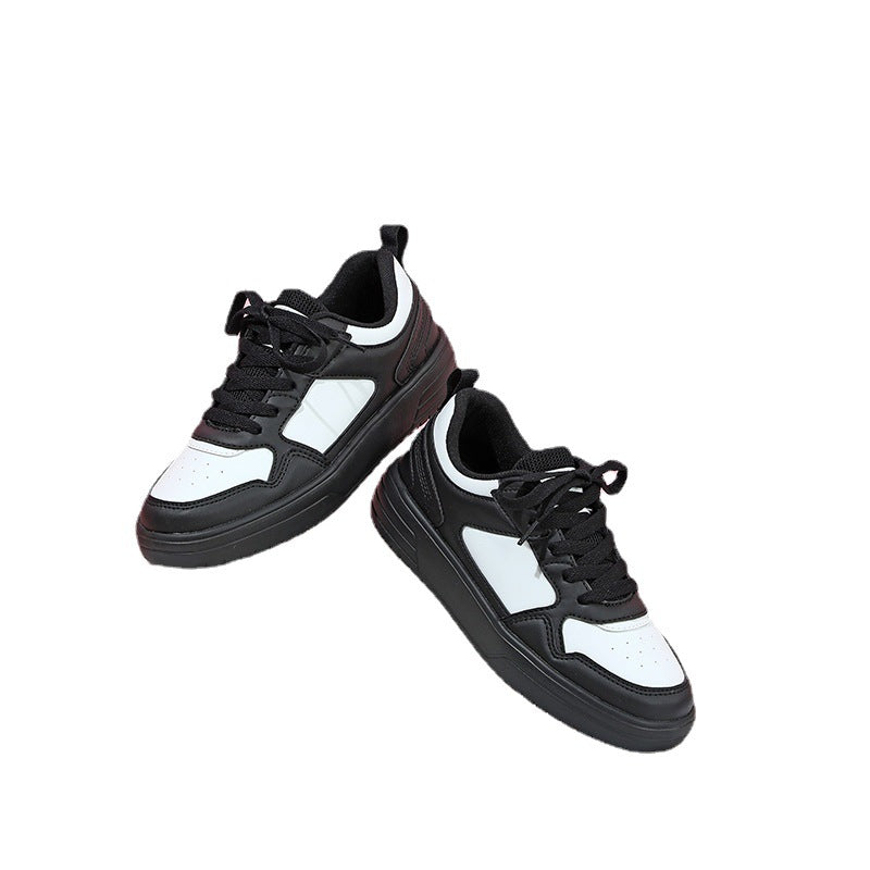 Trainers & Sneakers  | Women Fashionable Black and white sneakers | [option1] |  [option2]| thecurvestory.myshopify.com