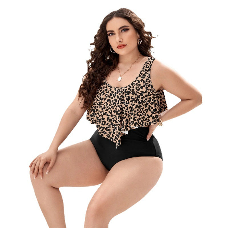 Swimsuit  | Plus Size Bikini Leopard Print Swimsuit For Women | |  | thecurvestory.myshopify.com
