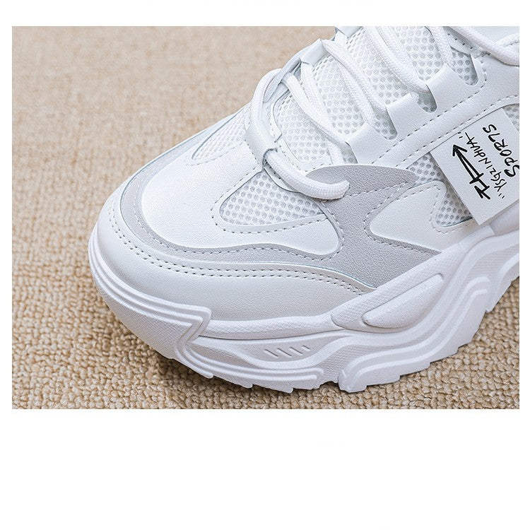 Sneakers  | Women Casual Lightweight chunky Sole Sneakers | [option1] |  [option2]| thecurvestory.myshopify.com