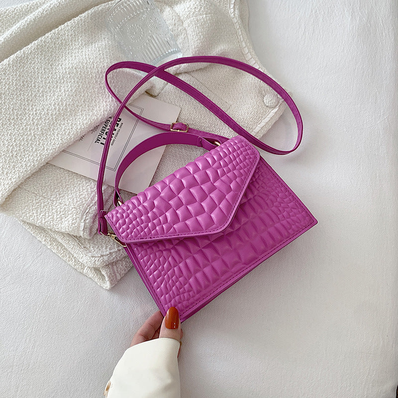 Hand Bags  | Women Elegant Simple And Fashionable Evening Handbag | Purple |  | thecurvestory.myshopify.com