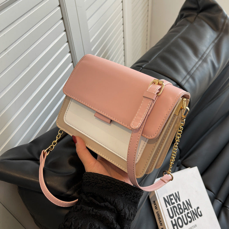 Hand Bags  | Women fashionable portable hand bag | Pink |  | thecurvestory.myshopify.com