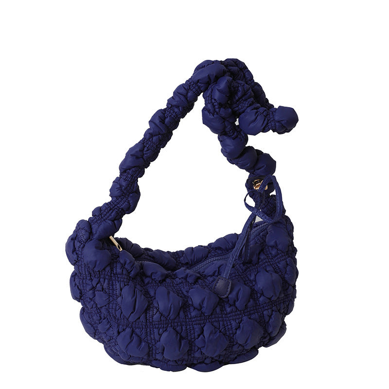Shoulder bags  | Women Cloud Shaped Lightweight Shoulder bag | Dark Blue |  [option2]| thecurvestory.myshopify.com