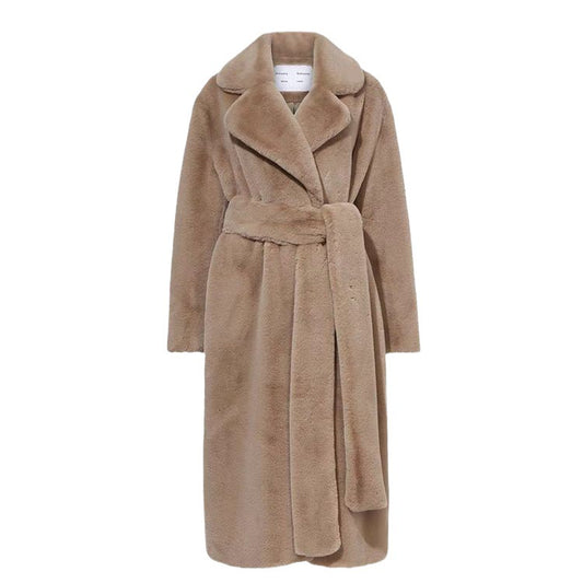 jackets  | Plus SIze Long Rabbit Fur Mink Overcoat Thickened Fleece Coat | [option1] |  [option2]| thecurvestory.myshopify.com
