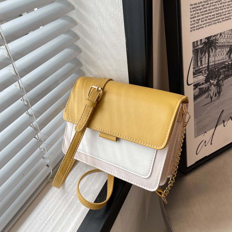 Hand Bags  | Women fashionable portable hand bag | Yellow |  | thecurvestory.myshopify.com