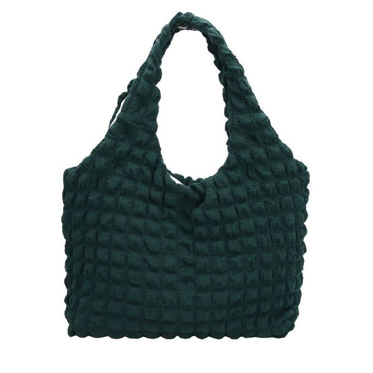 Shoulder bags  | Women Cute Puffed Shoulder tote bag | [option1] |  [option2]| thecurvestory.myshopify.com