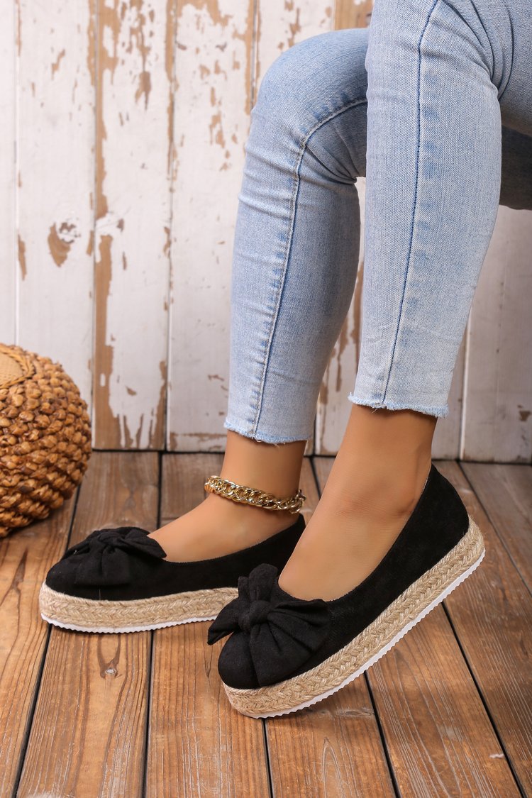 loafers  | Women Bow Platform Shoes | |  | thecurvestory.myshopify.com