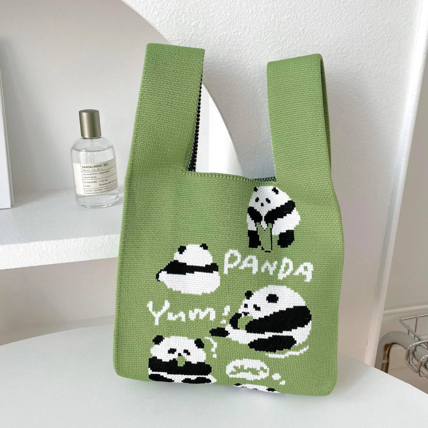 Knitted Cute Panda  Handbag - Image #18