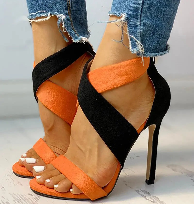 Women's Fashion With Color Matching Sandals - Image #4