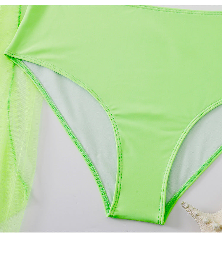 Swimsuit  | Plus Size Bikini Split Swimsuit Mesh Skirt | |  | thecurvestory.myshopify.com