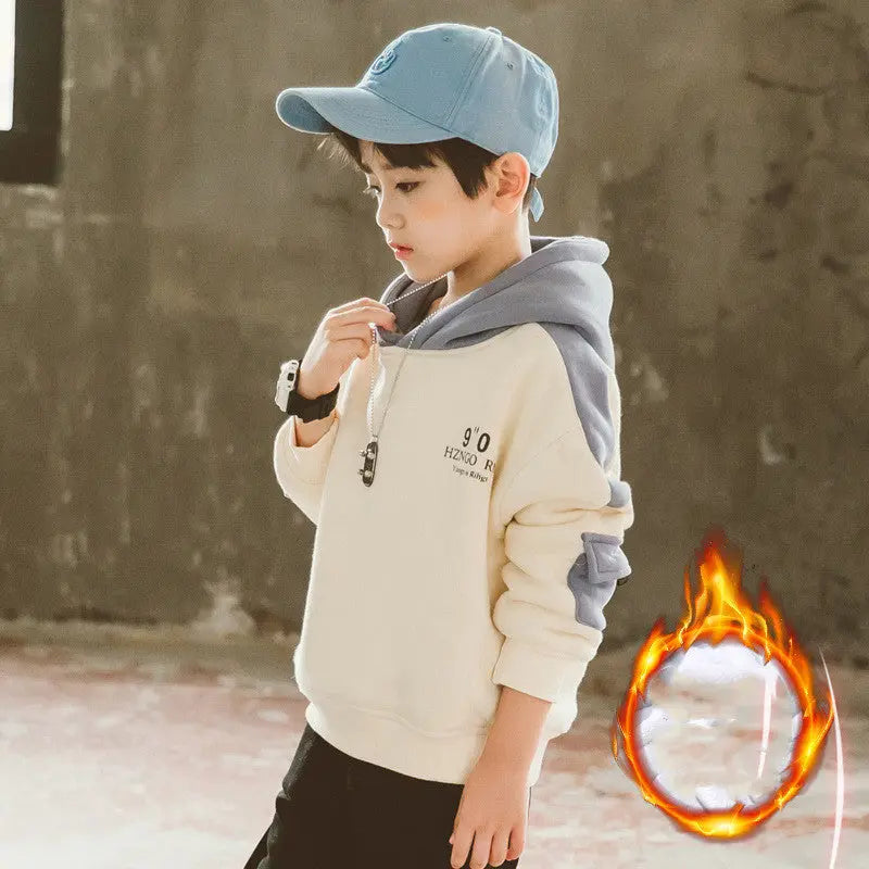 Boys Autumn And Winter Padded hoodie  Boys hoodie Thecurvestory