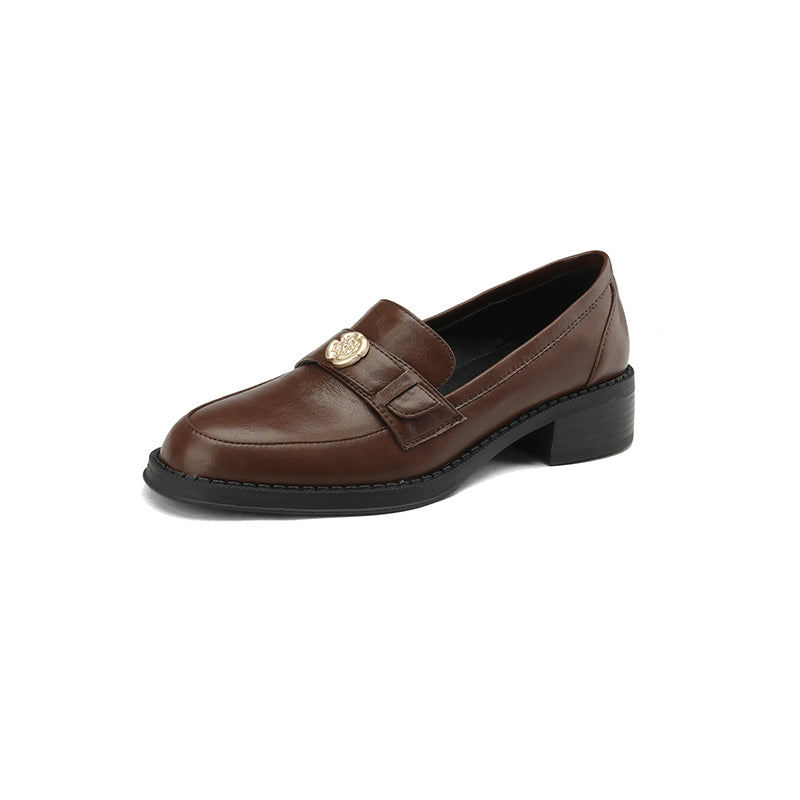 loafers  | Women mid Heeled Buckle Loafers | [option1] |  [option2]| thecurvestory.myshopify.com
