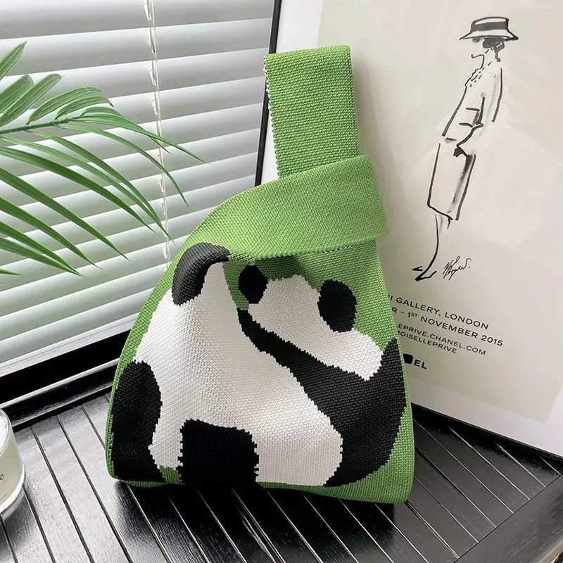 Knitted Cute Panda  Handbag - Image #16