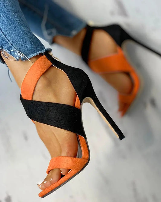 Women's Fashion With Color Matching Sandals - Image #2