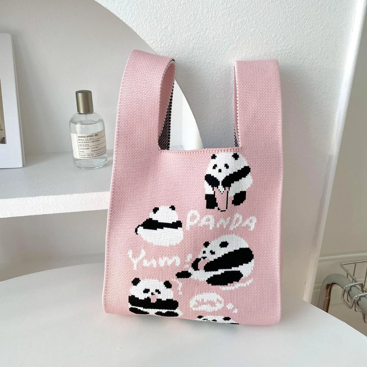 Knitted Cute Panda  Handbag - Image #15