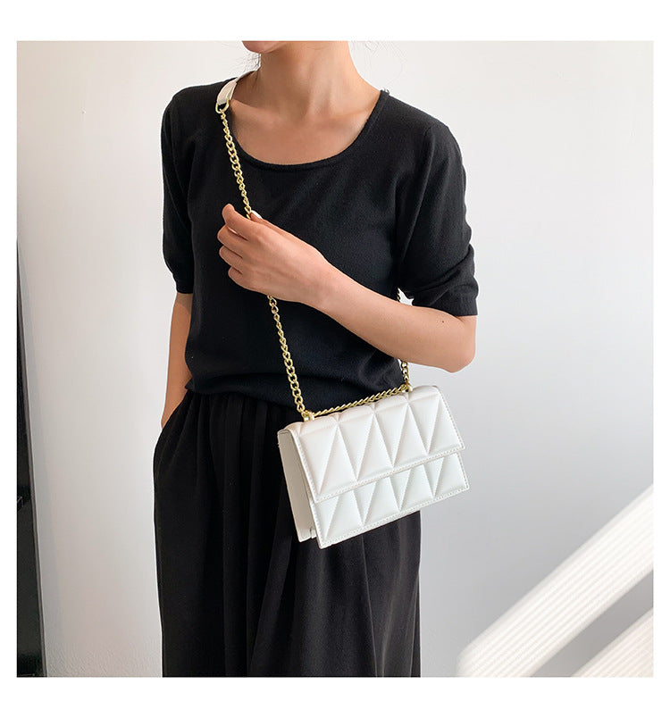 Shoulder bags  | Women Small handy trendy crossbody bag with chain shoulder strap | |  | thecurvestory.myshopify.com