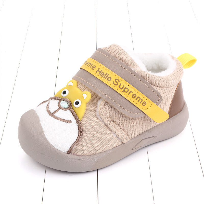 Plush baby indoor shoes  Infant Shoes Thecurvestory