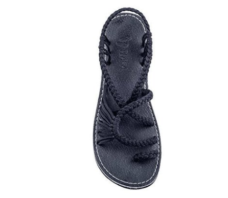 Flat Sandals  | Beach Pin-toe Flat Sandals | [option1] |  [option2]| thecurvestory.myshopify.com