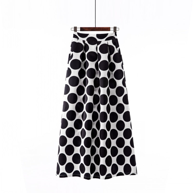 Dress  | Women's retro polka dot dress | 1090 16 black |  3XL| thecurvestory.myshopify.com