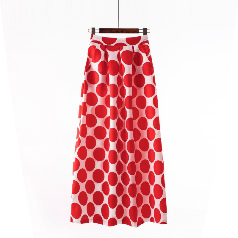 Dress  | Women's retro polka dot dress | 1090 18 red |  3XL| thecurvestory.myshopify.com