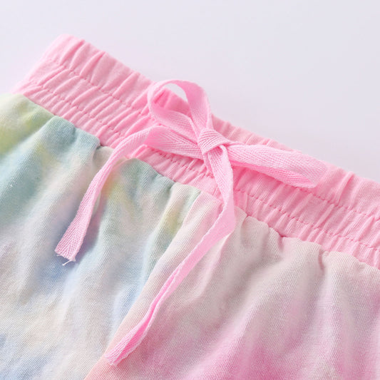 Children's Tie-Dye Ice Cream Printed co-ord set  kids Co-ord sets Thecurvestory