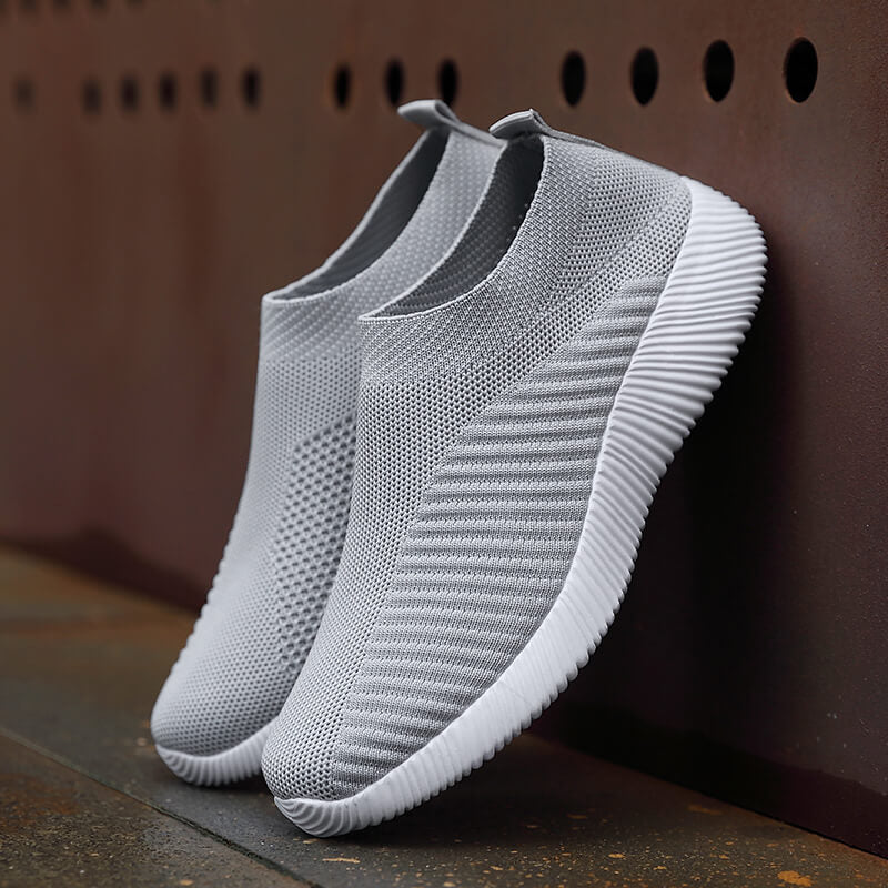 Breathable Low-top Knitted Sneakers  sneakers Thecurvestory