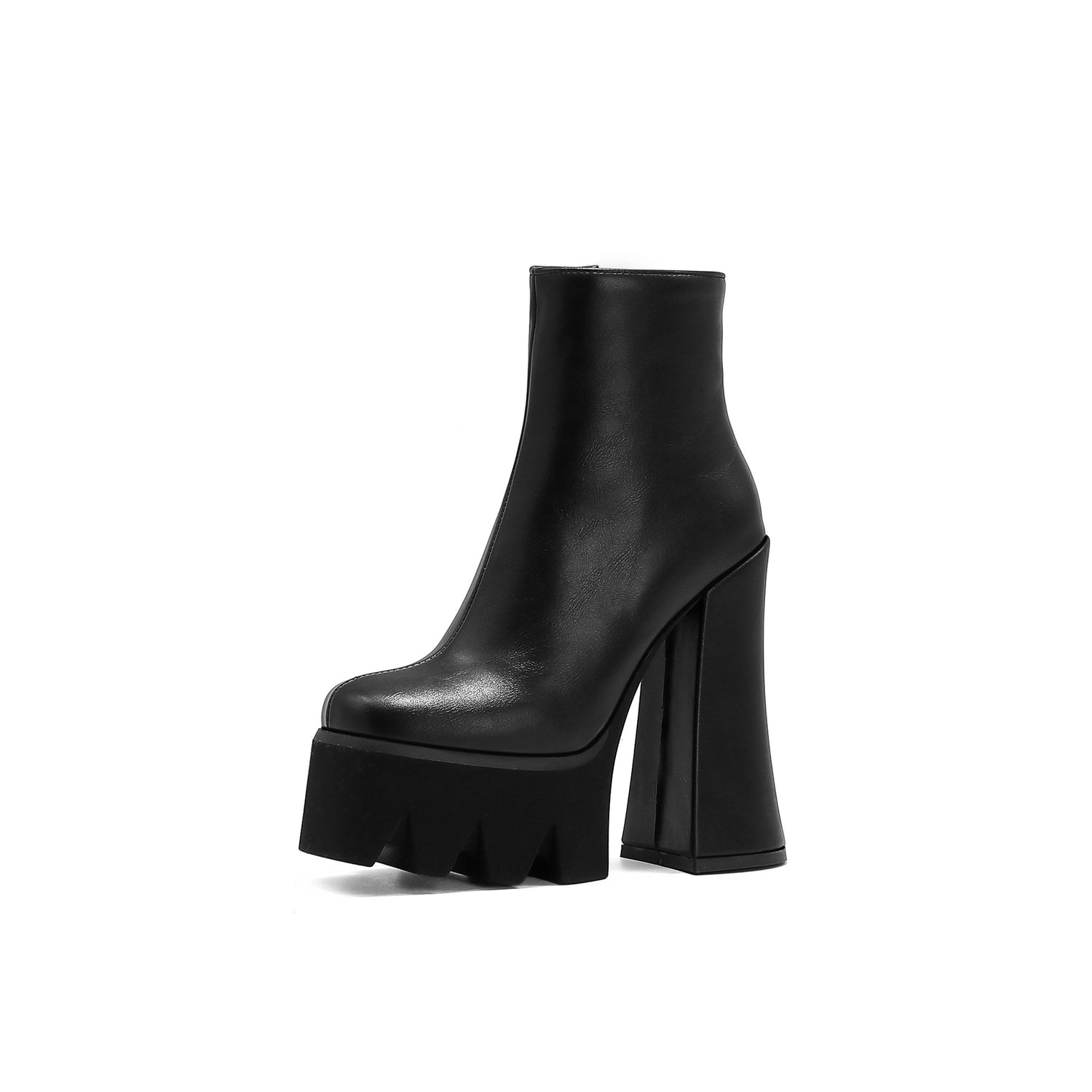 High-heeled Platform Large Size Women's Boots  Heeled Boots Thecurvestory