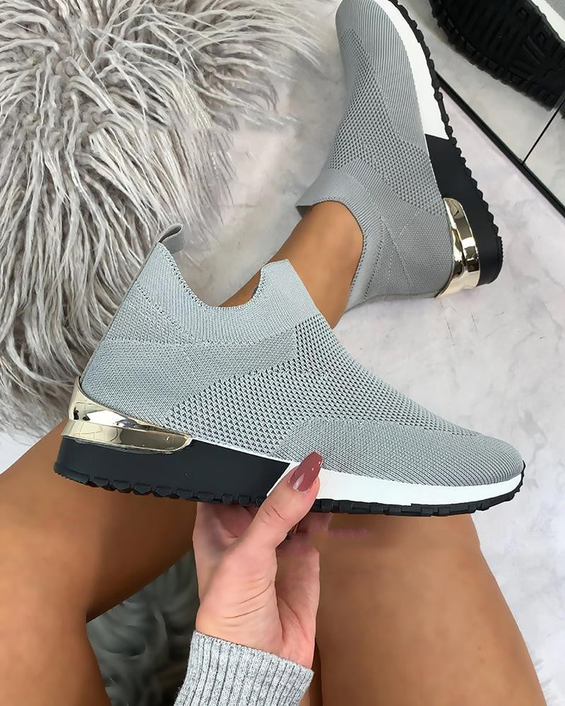 Slip-on Mesh Trainers  Trainers & Sneakers Thecurvestory