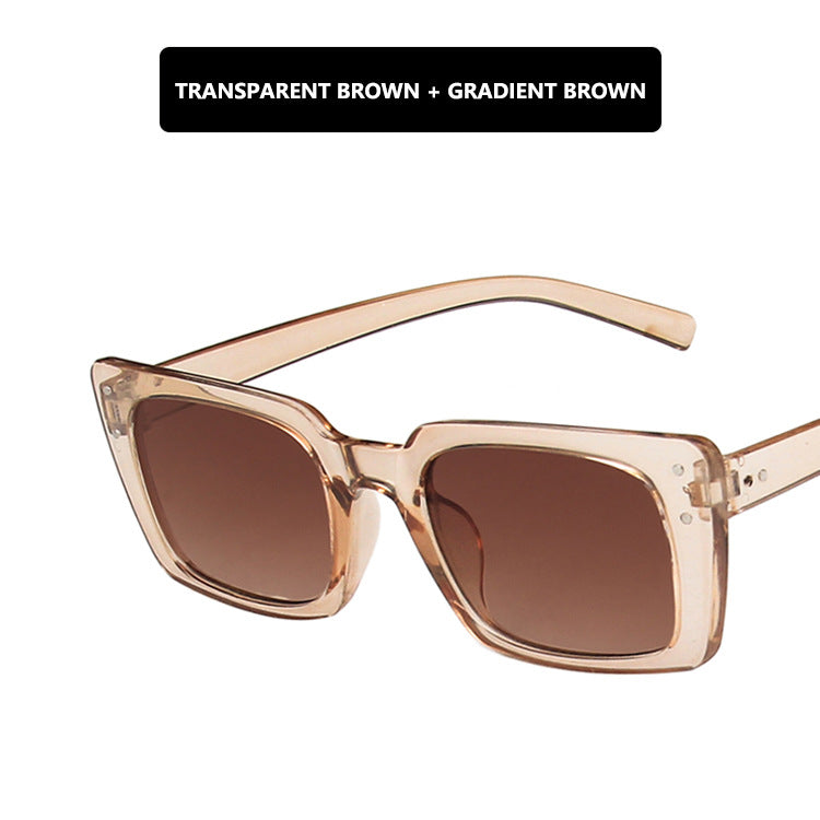 Narrow square Framed Sunglasses  sunglasses Thecurvestory