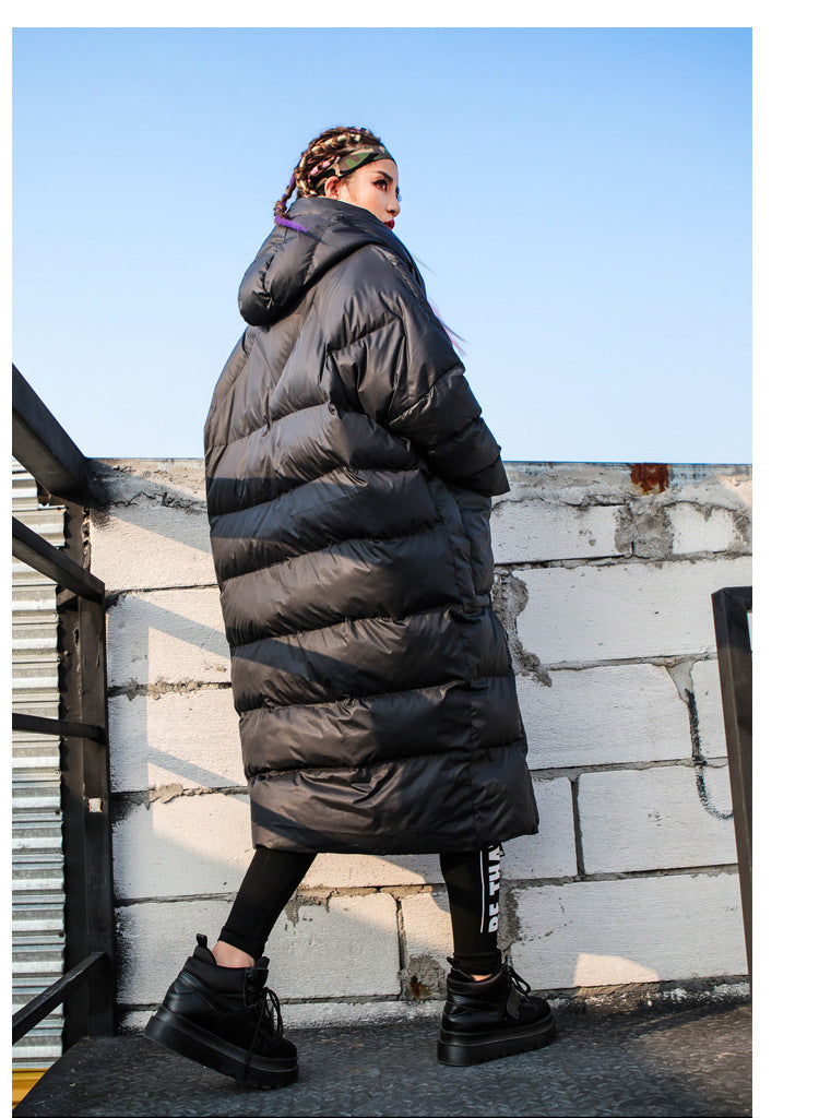 Plus Size Long Cotton-Padded quilted Jacket  jackets Thecurvestory