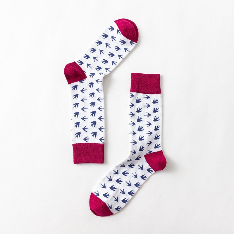 Creative pattern in tube cotton socks  Socks Thecurvestory