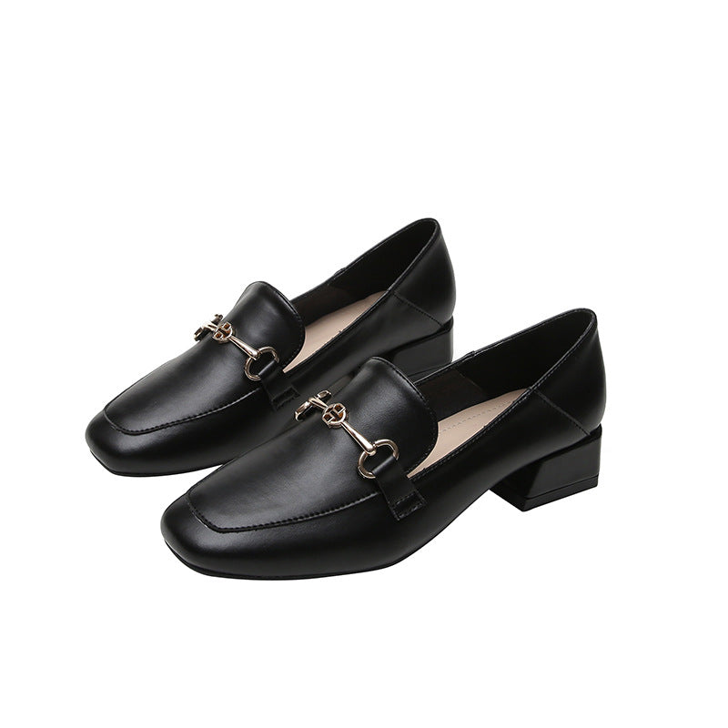 Women's block heel Loafers  Loafers Thecurvestory